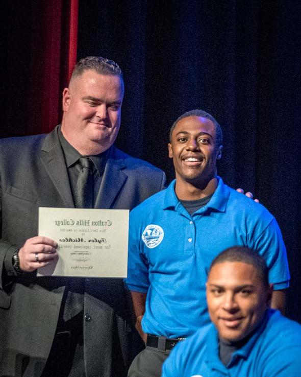 Students at EMT Graduation