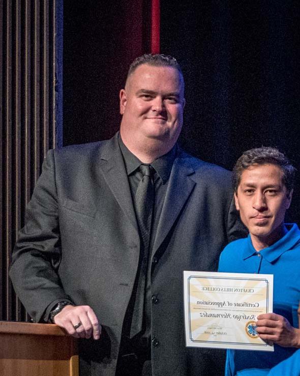 Students at EMT Graduation