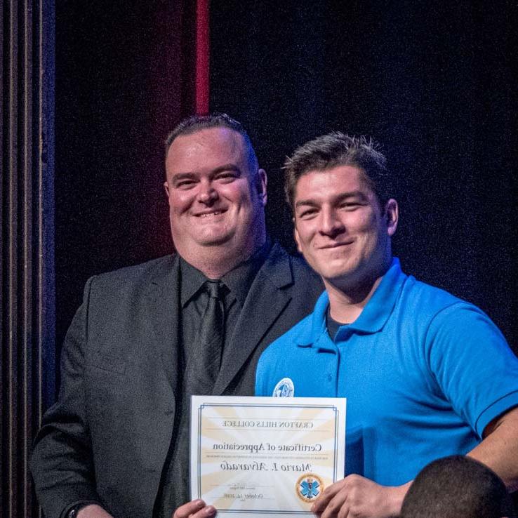 Students at EMT Graduation