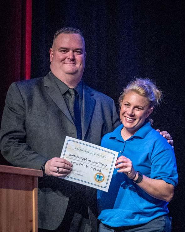 Students at EMT Graduation