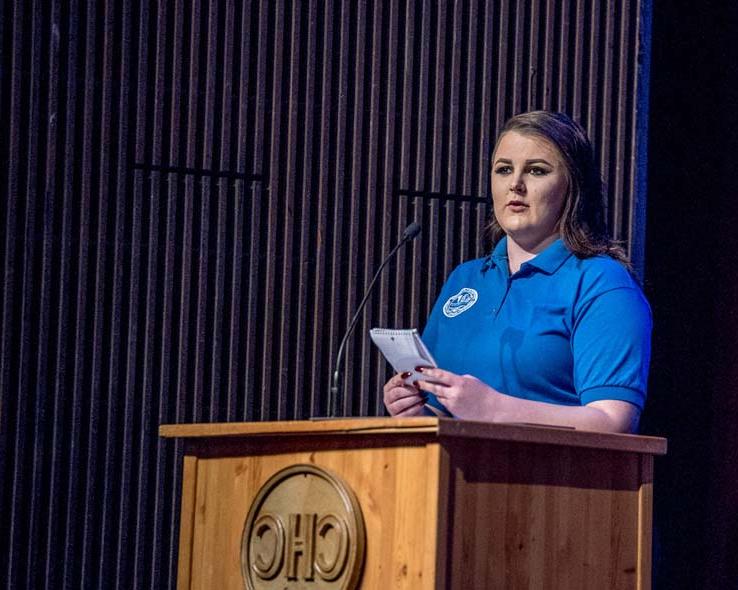 Students at EMT Graduation