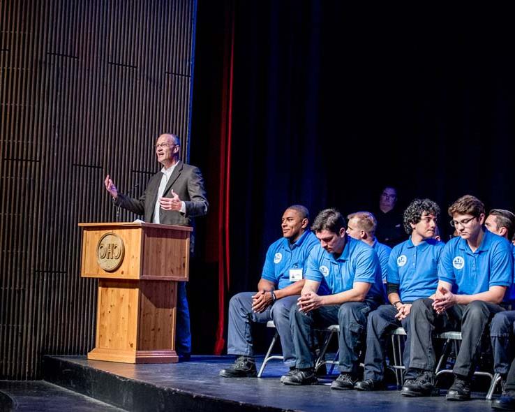 Students at EMT Graduation