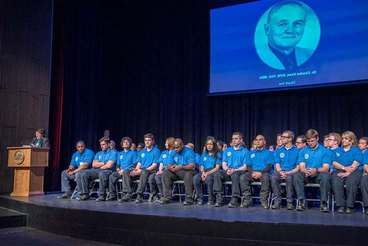 Students at EMT Graduation