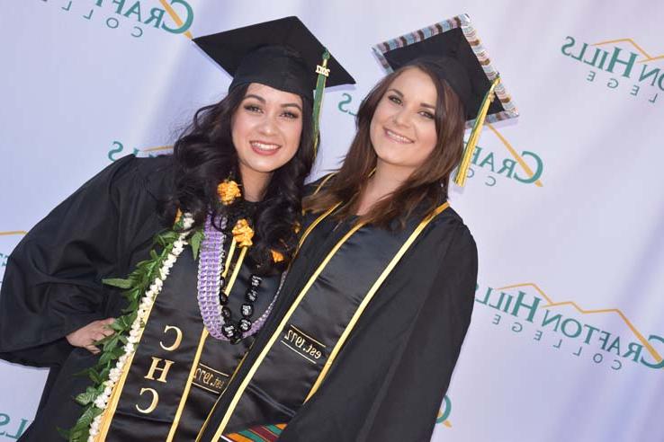 People enjoying commencement activities