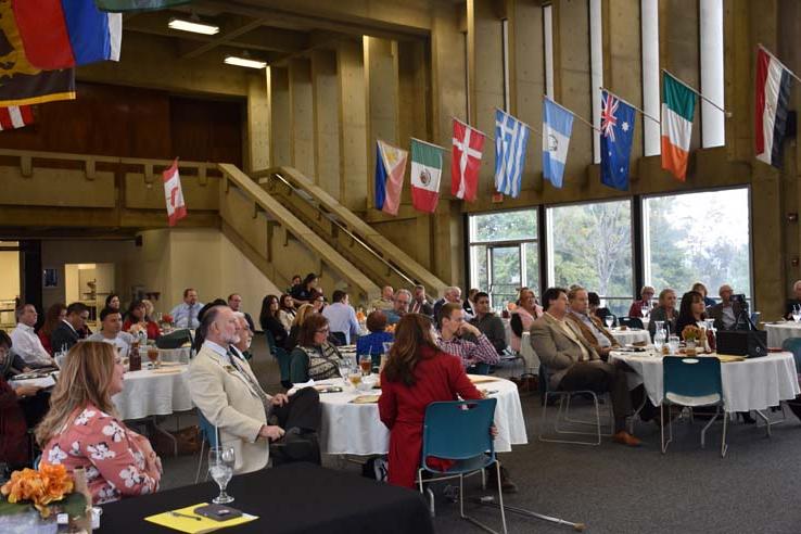 People enjoying the Friends of CHC Luncheon