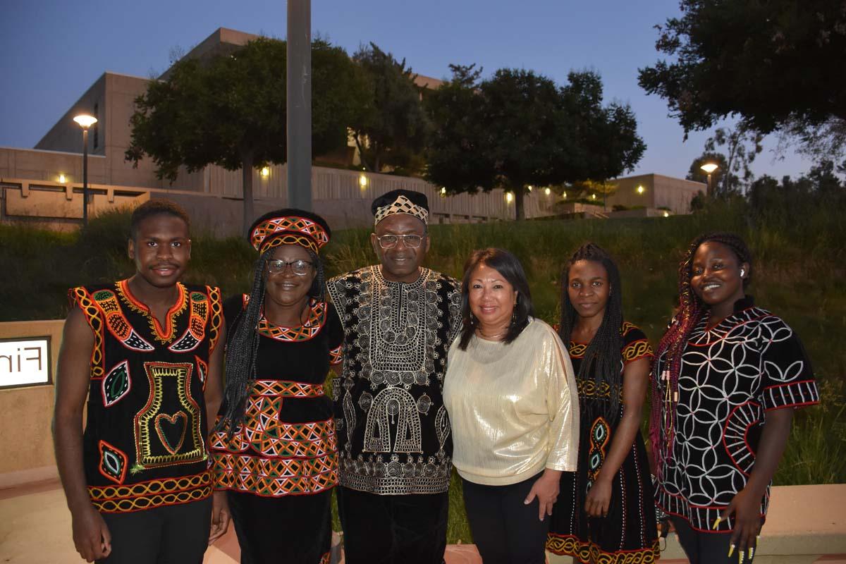 People enjoying the EOP&S Awards Ceremony