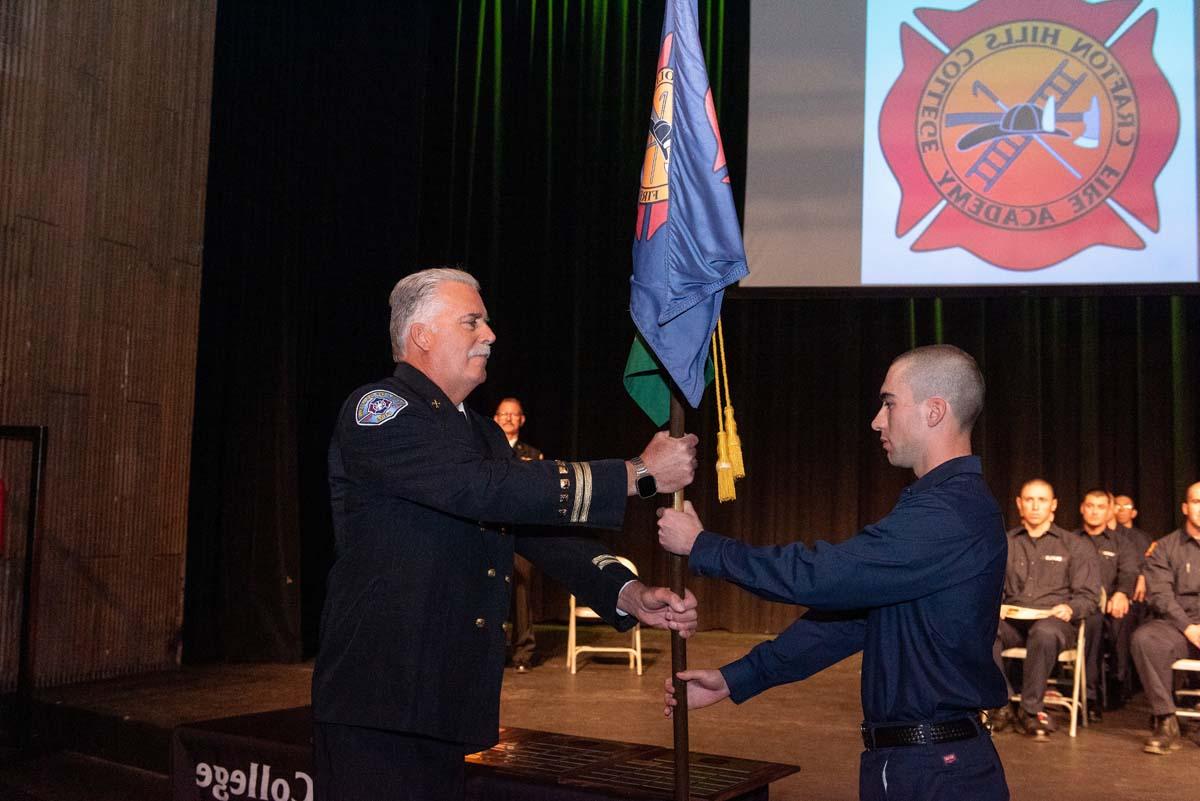 Academy 111 graduates from CHC Fire Academy.